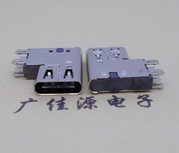 TYPE C母座6P侧插加高  YTPE C母座6P  type c母座6p