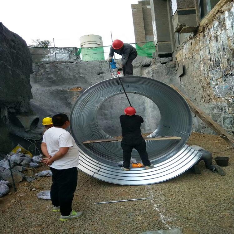 贝尔克拼接钢波纹涵管应用范围 金属波纹管涵