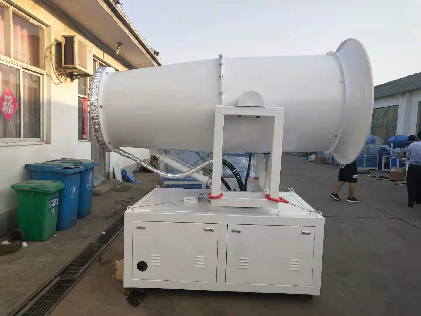 环保除尘雾炮机厂家销售  防尘除尘雾炮机