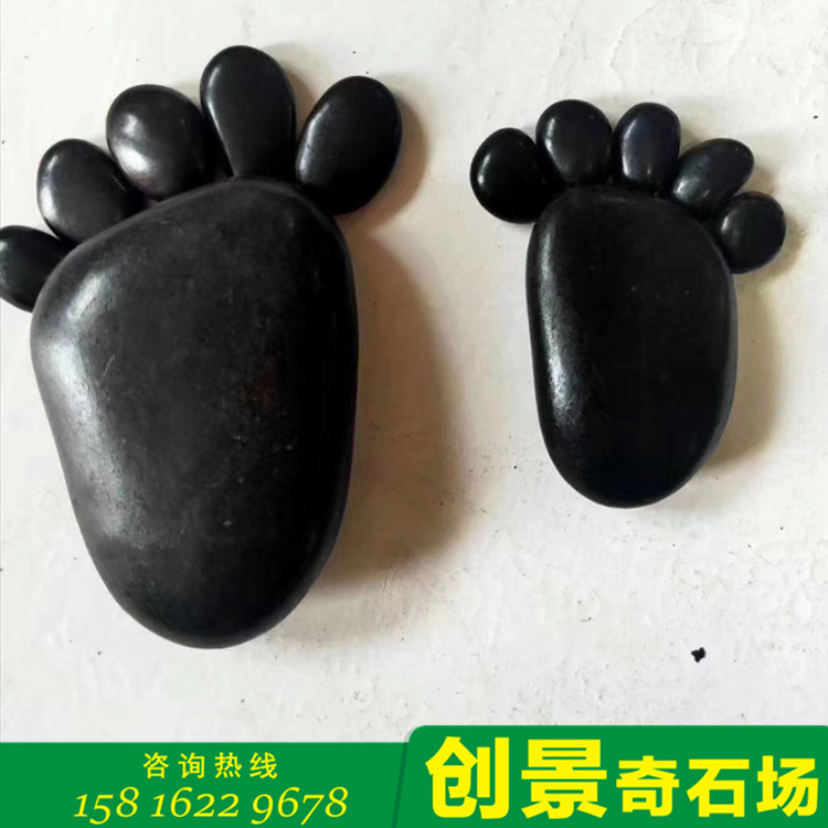 供应园林雨花石 深圳雨花石厂家 黑色雨花石价格