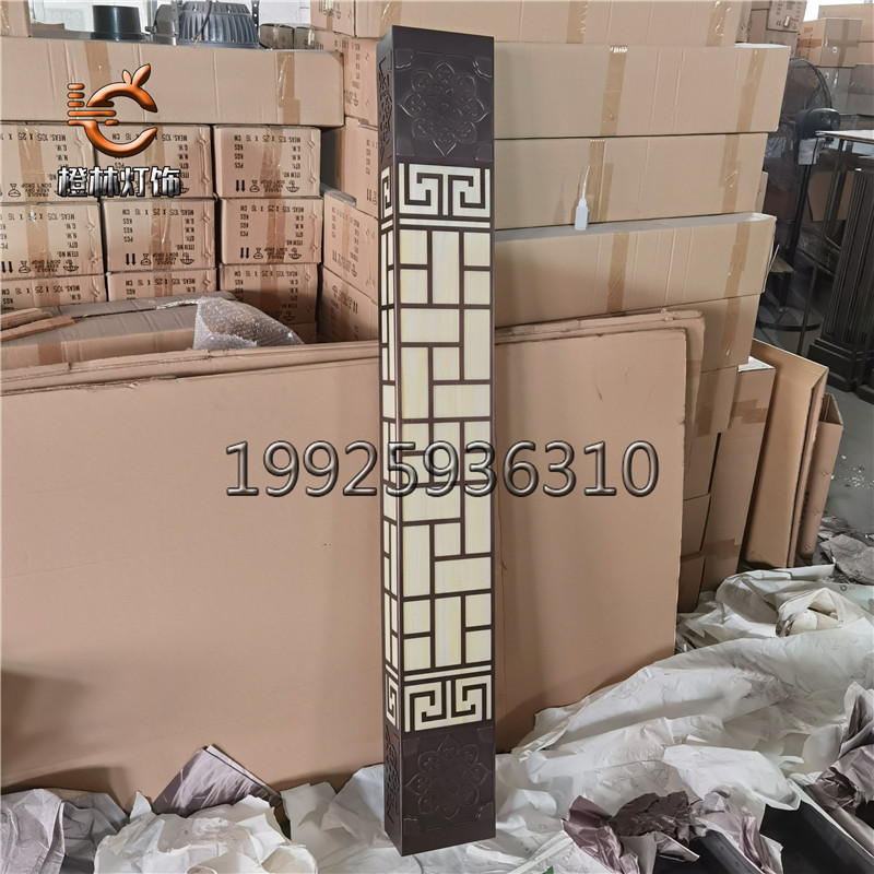 小区大门云石壁灯中式不锈钢挂墙灯别墅贴墙灯  仿铜拉丝景观灯  不锈钢景观灯  云石透光庭院灯