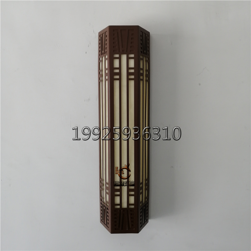紫铜色挂墙灯不锈钢景观灯电镀拉丝壁灯云石庭院灯  仿铜拉丝景观灯  云石透光庭院灯