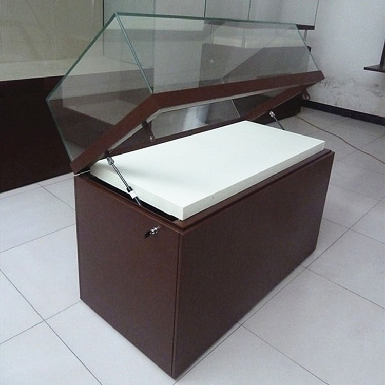 液压钢制烤漆展柜文物古玩展柜博物馆展柜设计定制