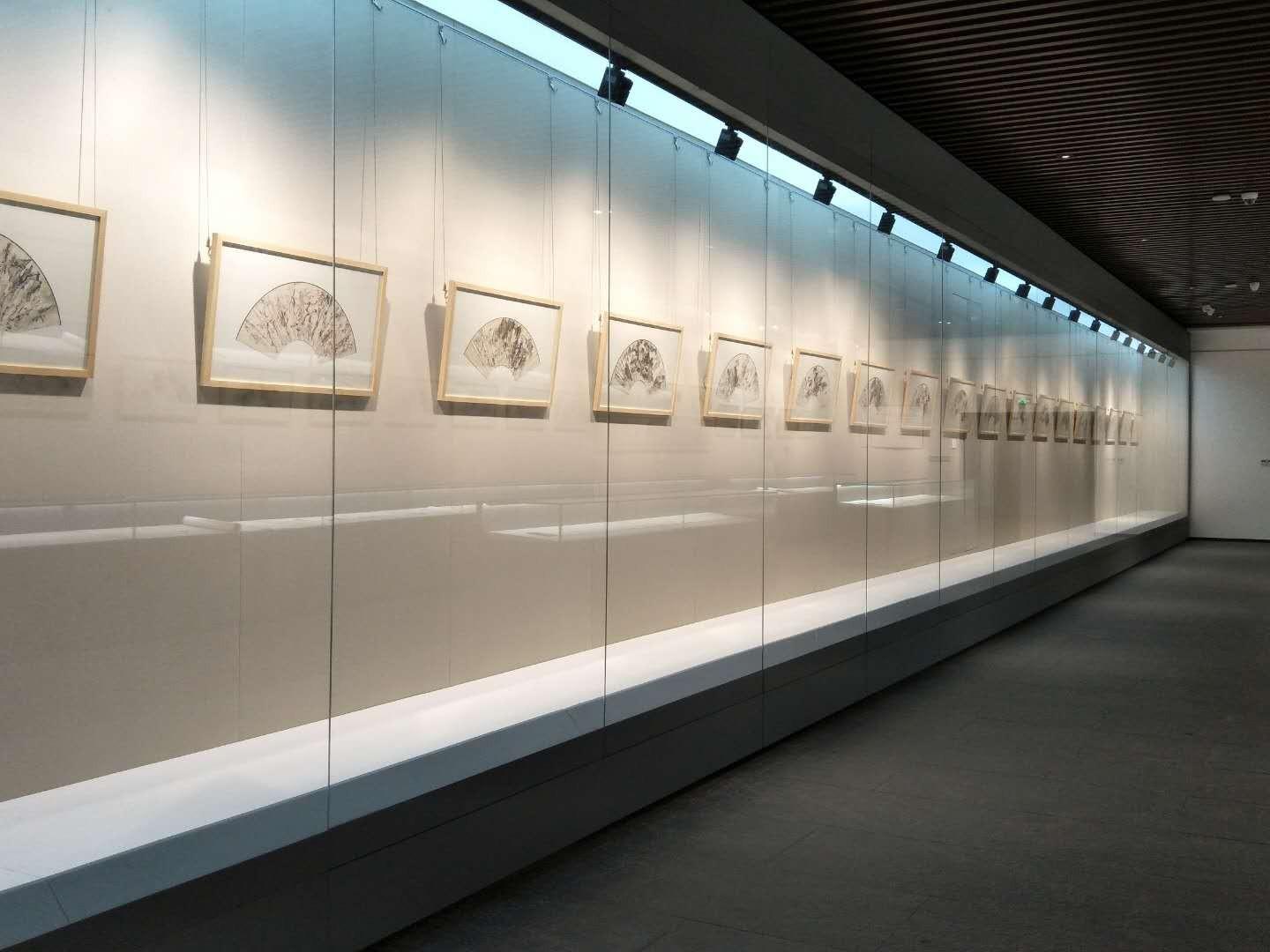 博物馆展柜美术馆展柜古物文物展柜电动平移靠墙通