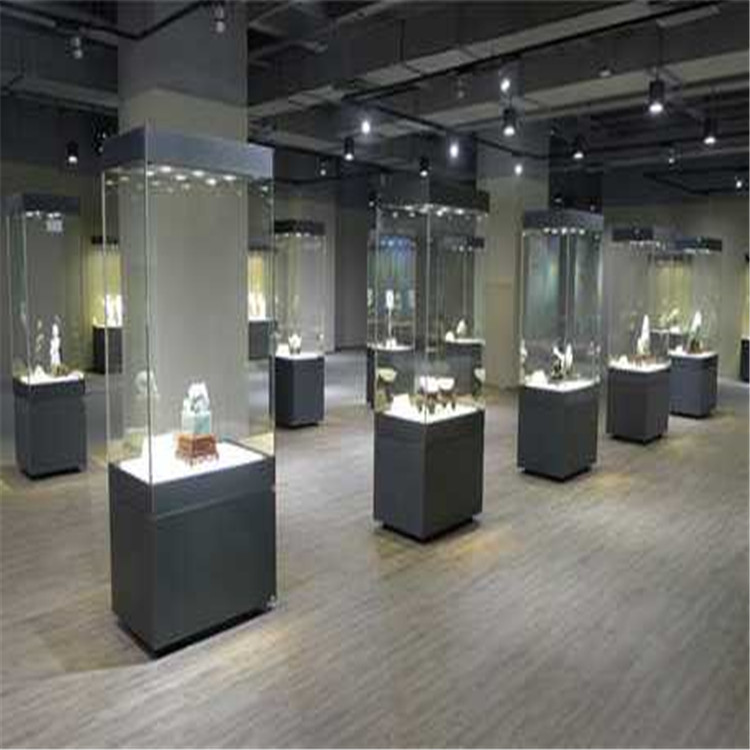 隆城展示供应博物馆展柜古董瓷器展览柜独立柜制作