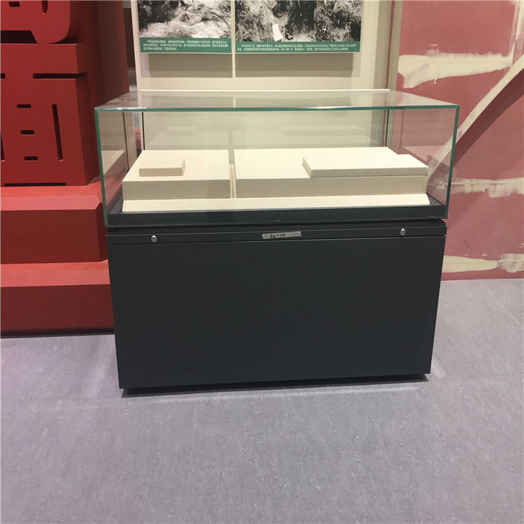 定制液压掀起式博物馆展柜厂家博物馆掀开展柜制作