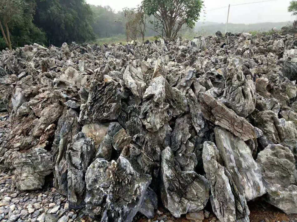 峰石批发基地 峰石大型假山制作峰石原石 广东英石原产地&nbsp;&nbsp;峰石多少钱一吨&nbsp;&nbsp;组合假山 草坪点缀&nbsp;&nbsp;大型假山石