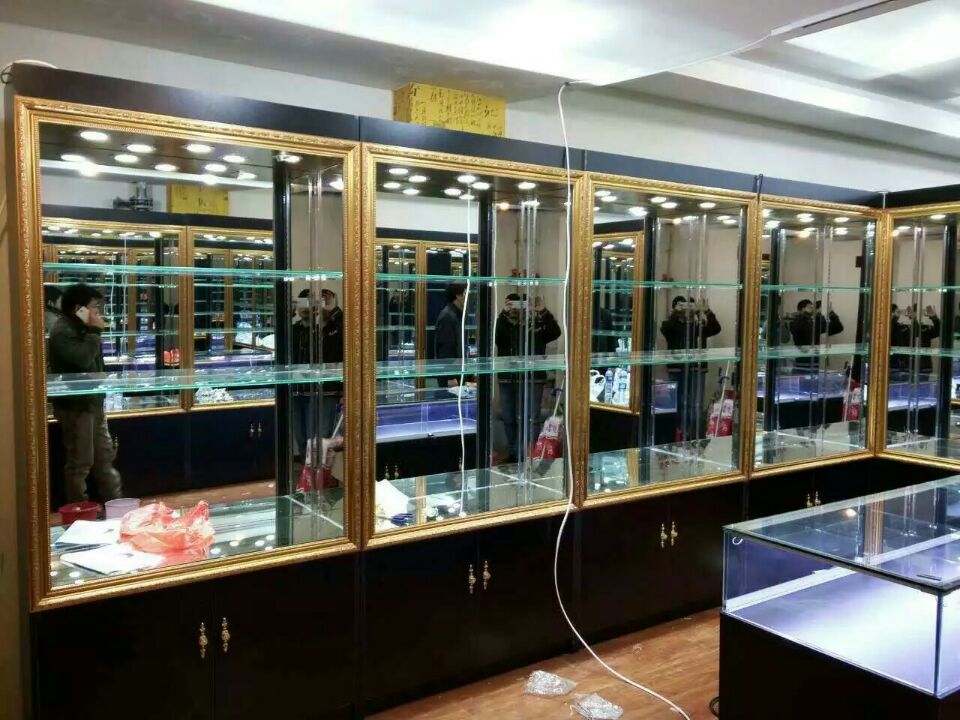 保健品展柜茶叶展示柜工艺品展示柜  保健品展示柜  工艺品展柜
