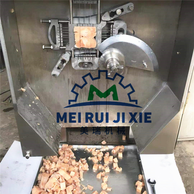 肉类全自动切丁机 鸡肉切丁机 550型冻肉切丁机