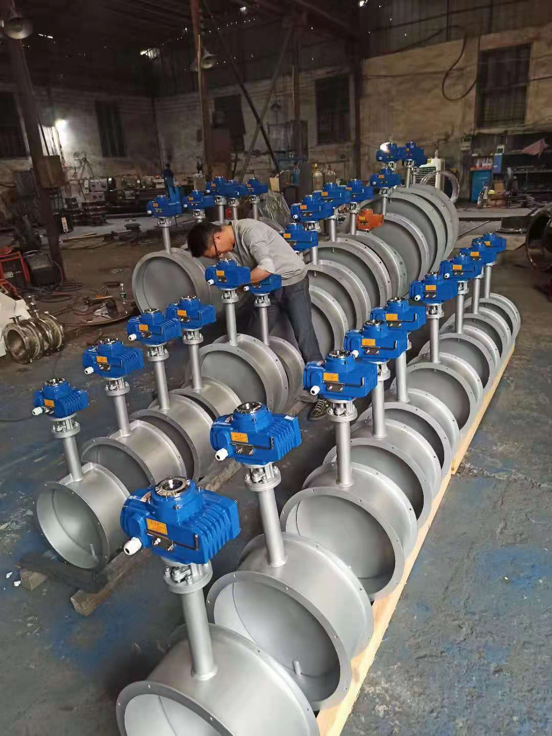 气动通风蝶阀  气动蝶阀  气动法兰蝶阀  不锈钢蝶阀