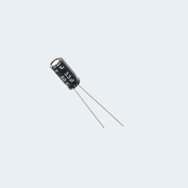 引线型高频铝电解电容-2.2uF100V 6.3x7&nbsp;&nbsp;插件铝电解电容&nbsp;&nbsp;低漏电电解电容&nbsp;&nbsp;导针型铝电解电容