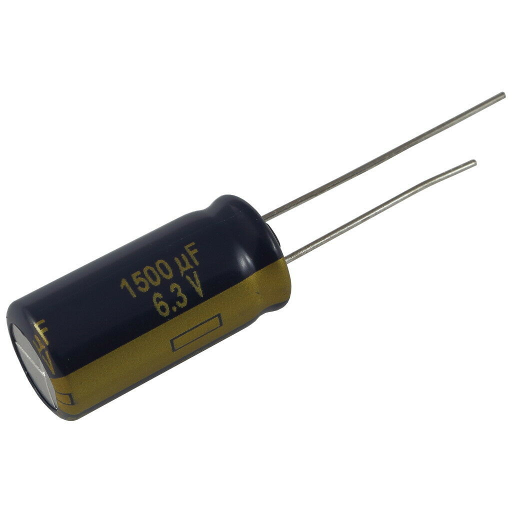 1500uF 6.3V 105°C 低阻抗電容器徑向&nbsp;&nbsp;高频低阻电解电容&nbsp;&nbsp;轴向电解电容&nbsp;&nbsp;插件铝电解电容