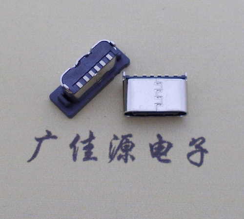 type c6p母座立贴H=5.0  TYPE C 母座6P  TYPE C母座6P立贴  type c母座6p