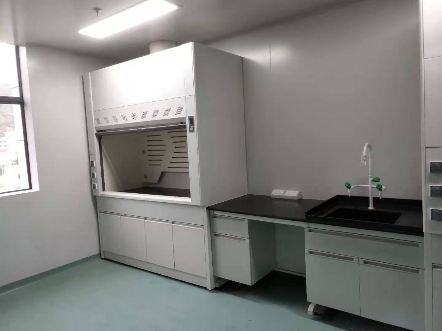 玉林通风柜-实验台-试剂柜-实验室家具上门安装  玉林实验室家具  玉林实验室通风柜  玉林全钢实验台