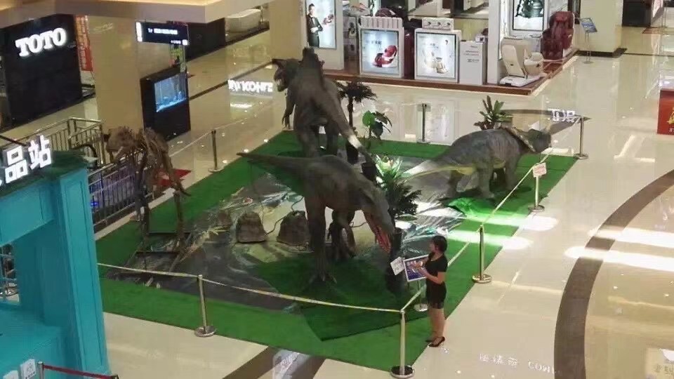 大型恐龙模型出租仿真恐龙展览道具租赁恐龙展货源  霸王龙  三角龙  恐龙蛋