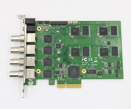 金微视JWS-X4-SDI 4路高清SDI视频采集卡  4路SDI视频采集卡  高清视频会议采集卡  广播级视频采集卡
