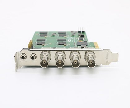 金微视JWS-X4-SDI 4路高清SDI视频采集卡  4路SDI视频采集卡  高清视频会议采集卡  广播级视频采集卡