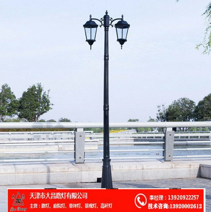 天津滨海新区 庭院灯 庭院灯基础 厂家直销  专业定制  防腐防锈 寿命长  多材质