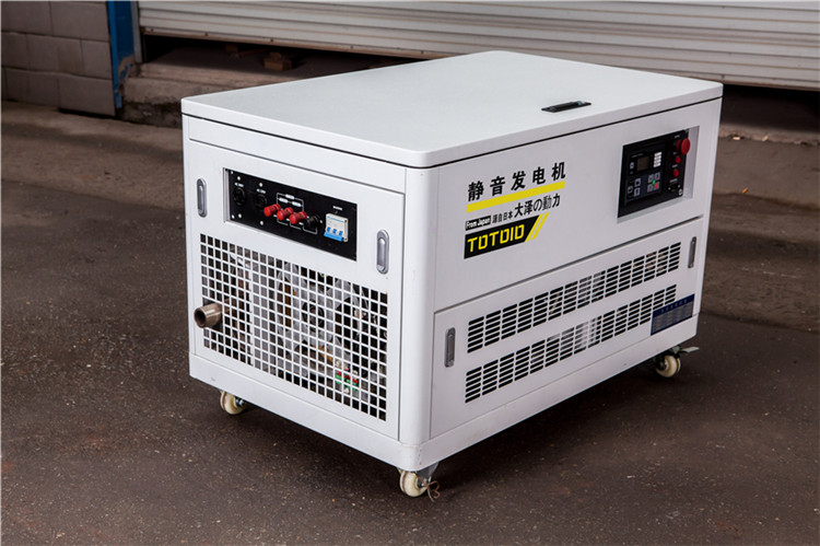 风冷10kw汽油发电机油耗  双缸汽油发电机  小型汽油发电机