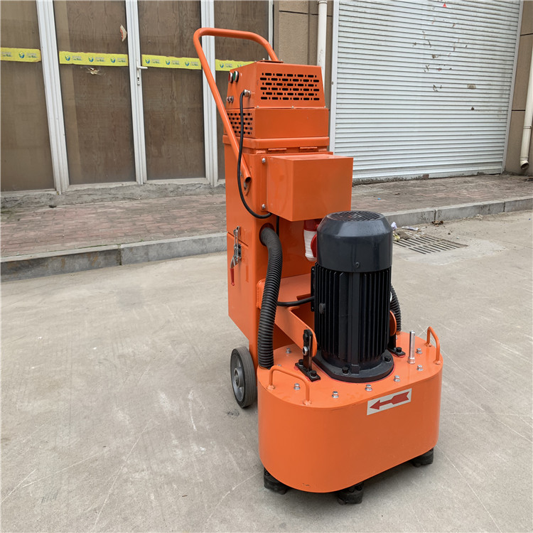 环氧地坪研磨机 600型6头研磨机 双盘双吸尘器研磨机  水泥路面打磨机  地坪双盘无尘打磨机  环氧地坪无尘打磨机