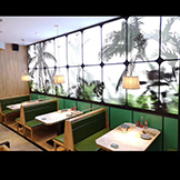 实木封边大理石餐桌茶餐厅大理石餐桌椅深圳厂家定制