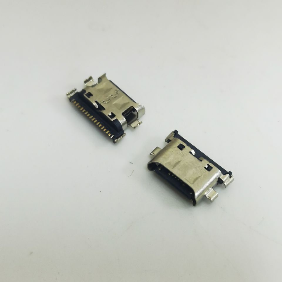 16P沉板 1.6  四脚插件TYPE-C   带接地  TYPE-C 16P