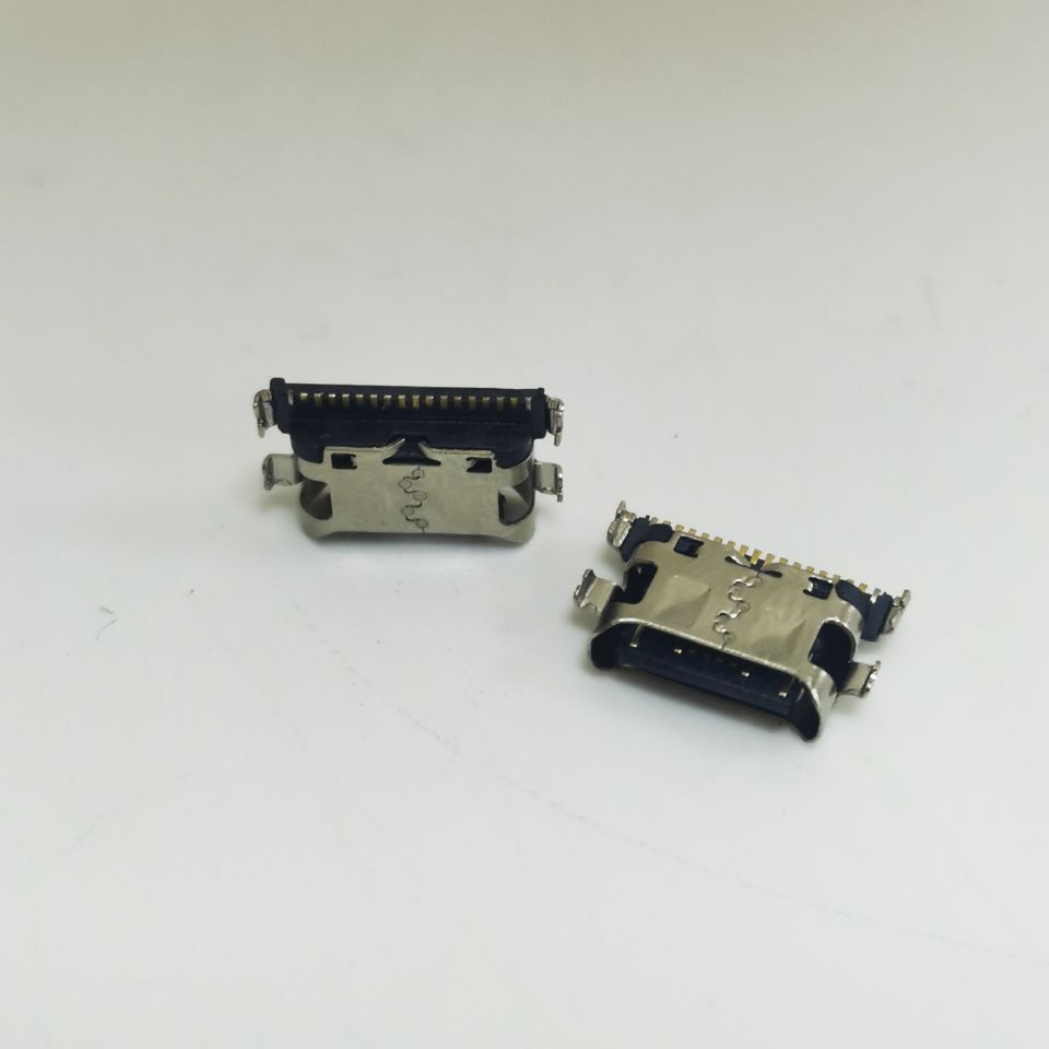 16P沉板 1.6  四脚插件TYPE-C   带接地  TYPE-C 16P