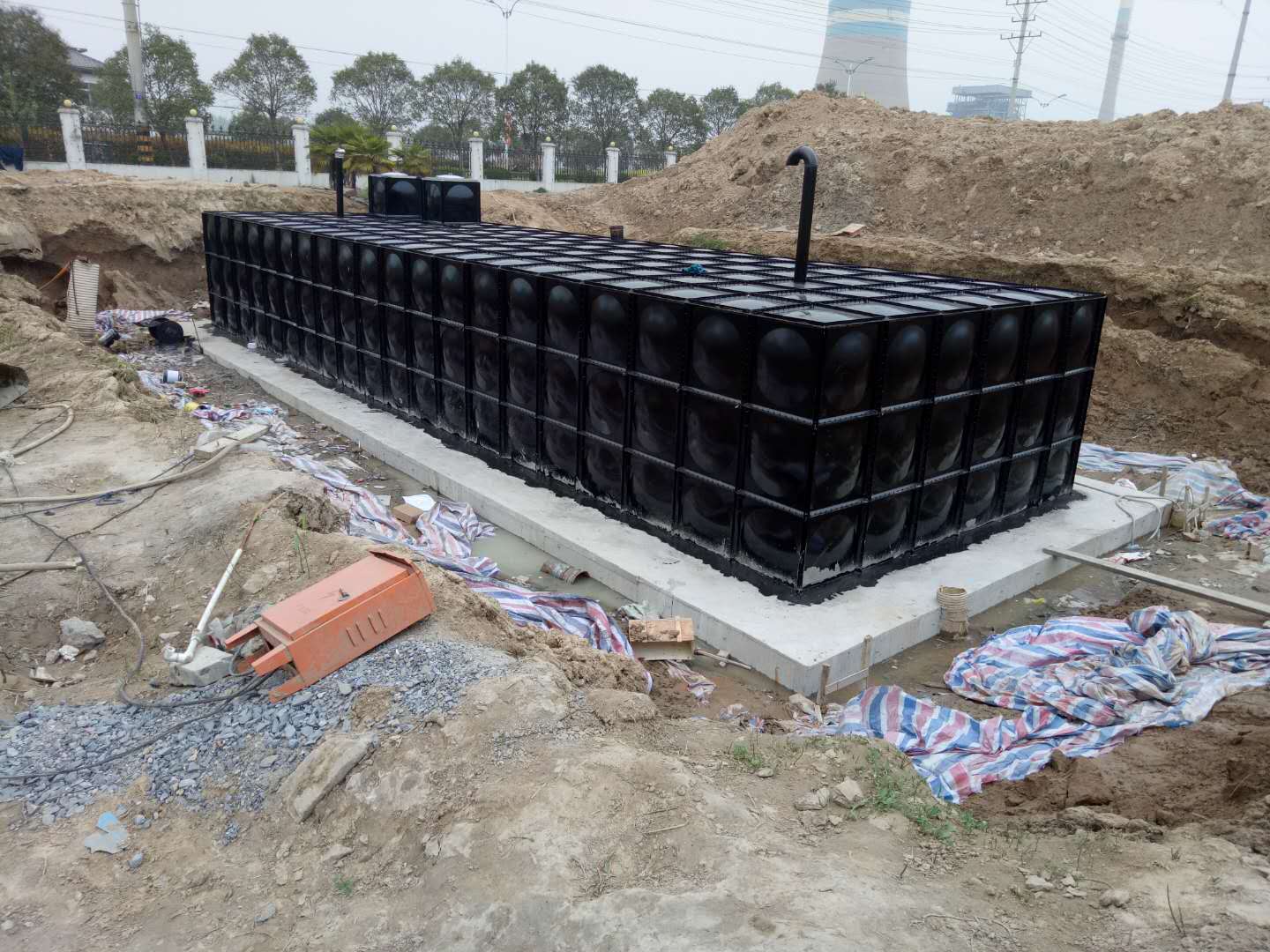 地埋消防泵站A卫滨区地埋泵站A地埋消防泵站厂家供应  镀锌消防泵站  抗浮式地埋泵站