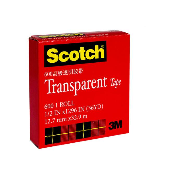 3M思高Scotch 3M600 高级透明百格测试胶带&nbsp;&nbsp;3M600思高