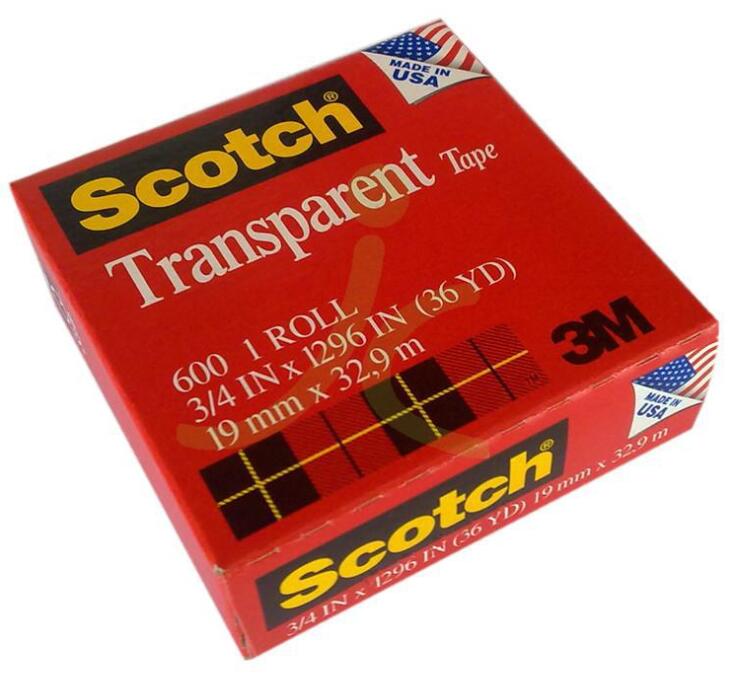 3M思高Scotch 3M600 高级透明百格测试胶带&nbsp;&nbsp;3M600思高