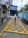 南宁厂区消防标识热熔划线施工&nbsp;&nbsp;厂区消防标识划线