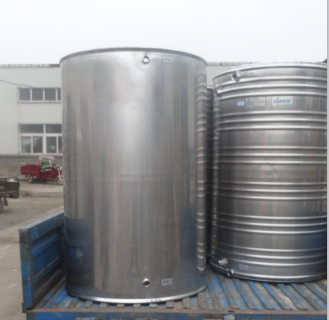 10吨圆形不锈钢保温水箱  普森水箱批发定制  不锈钢水箱  圆形水箱  圆形保温水箱