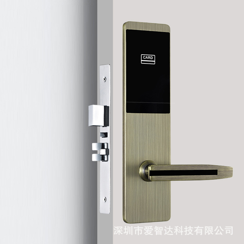 爱智达酒店刷卡锁 南阳新乡宾馆刷卡锁 民宿IC卡感应门锁  宾馆锁  IC卡门锁