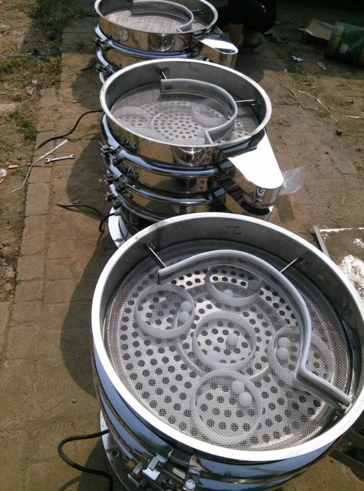 可接触食品厂家直供粮食颗粒粉末液体精选筛  超声波振动筛  三次元旋振筛  不锈钢筛分机