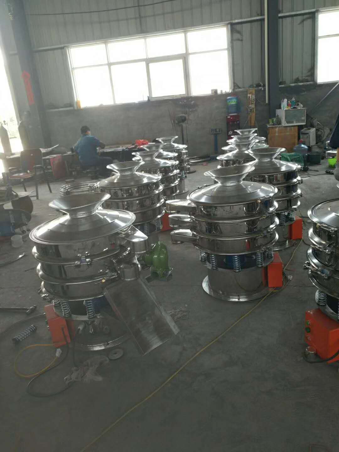 不锈钢旋振筛 圆形镇动筛 粉末颗粒分级除杂筛子  活性炭旋振筛  玻璃粉镇动筛  生物制剂筛子