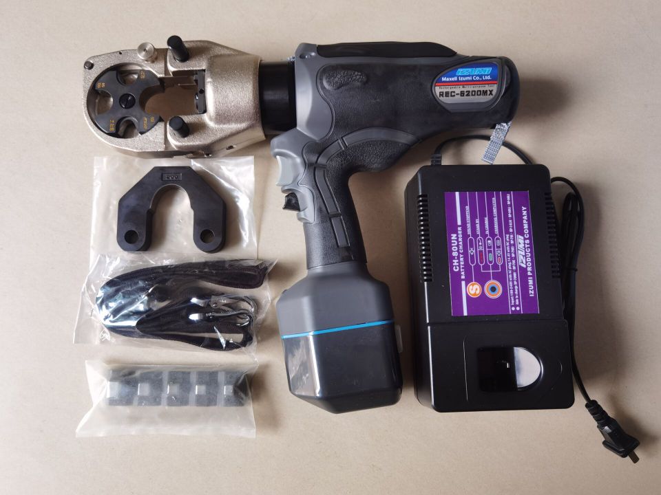 充电式电动液压钳REC-6200MX点压钳&nbsp;&nbsp;电动点压钳&nbsp;&nbsp;点压模具