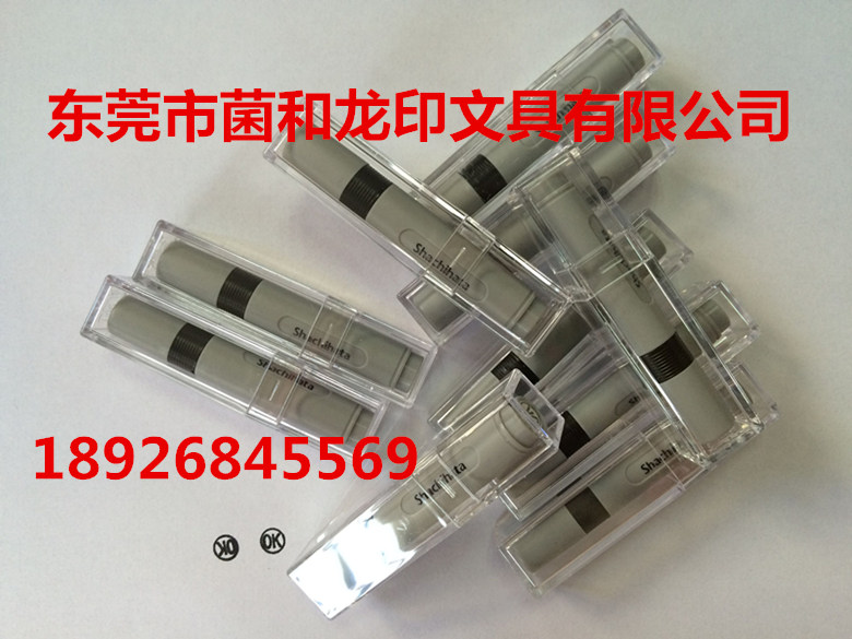 日本旗牌XL-6旗牌原子印章Xstamper圆检合OK印章  XL-6原子印  ok合格印章
