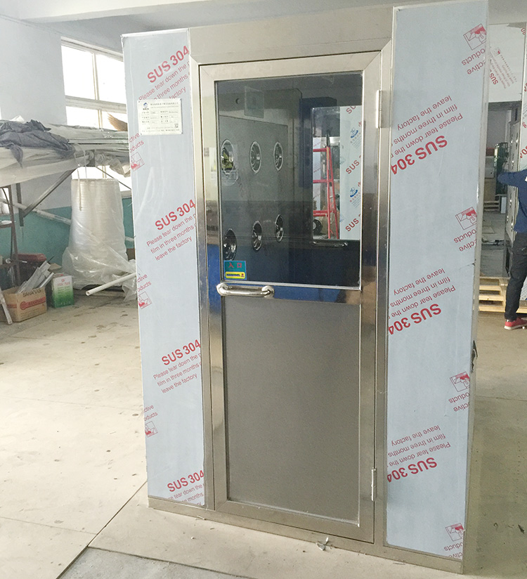 智能语音风淋室厂家 维斯特品牌sw-2f2 全不锈钢风淋室  双人风淋室供应