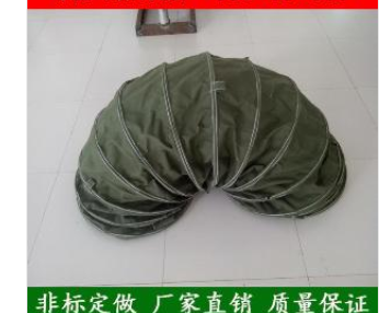 散装水泥伸缩袋针刺呢伸缩布袋帆布防尘袋