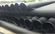 HDPE双平壁钢塑复合排水管  排水管供应  双平壁生产厂家  双平壁复合排水管