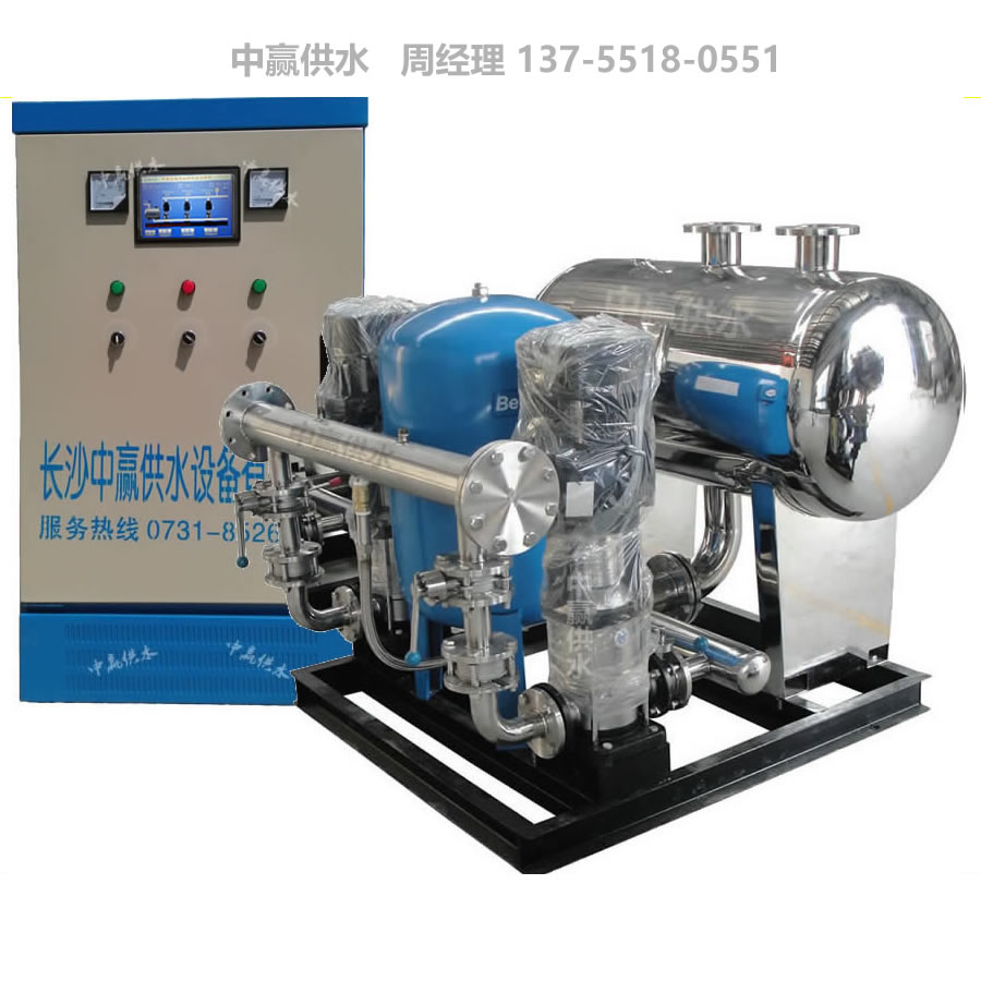 邵阳水泵给水系统具有真空消除器消除负压  无负压供水设备  变频恒压给水系统  箱式无负压一体化泵站