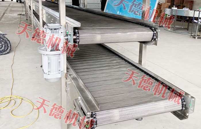 传送链条式双旋不锈钢网带 传送链条式直轴金属网带
