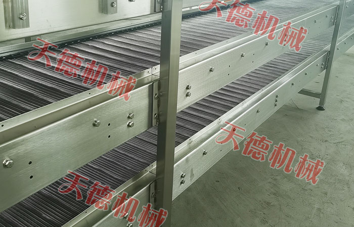 不锈钢金属食品网带输送线 连片式网带输送机设备