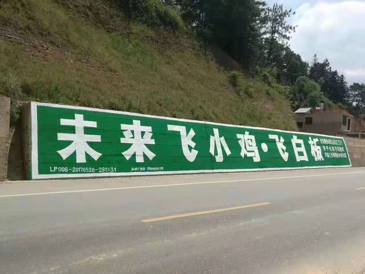 济源墙上写大字 交通安全墙体标语 电商助农标语