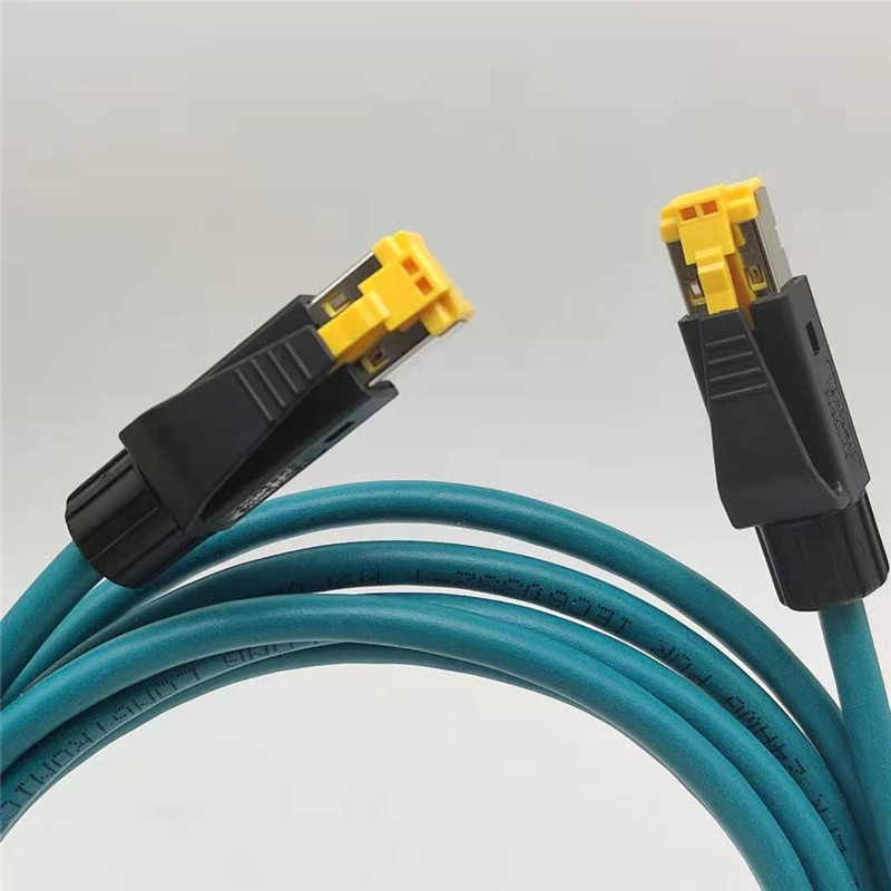 上海ethercat4芯通讯线_四芯蓝色工业通信网线  ethercat工业网线