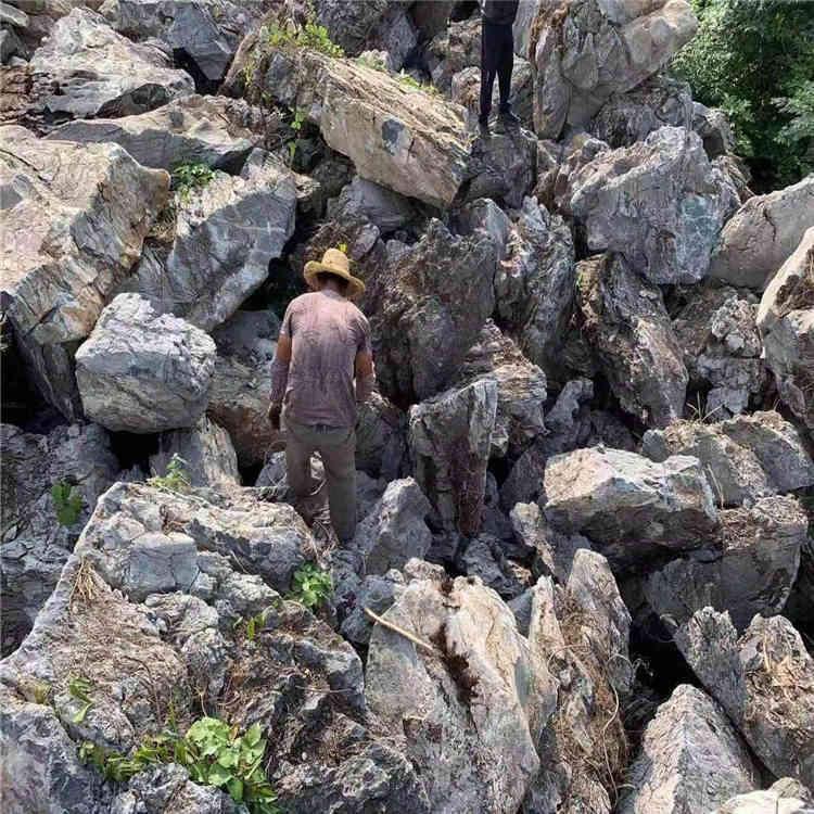 假山石英石造景石 批发大英石公园景石 大型英德石假山