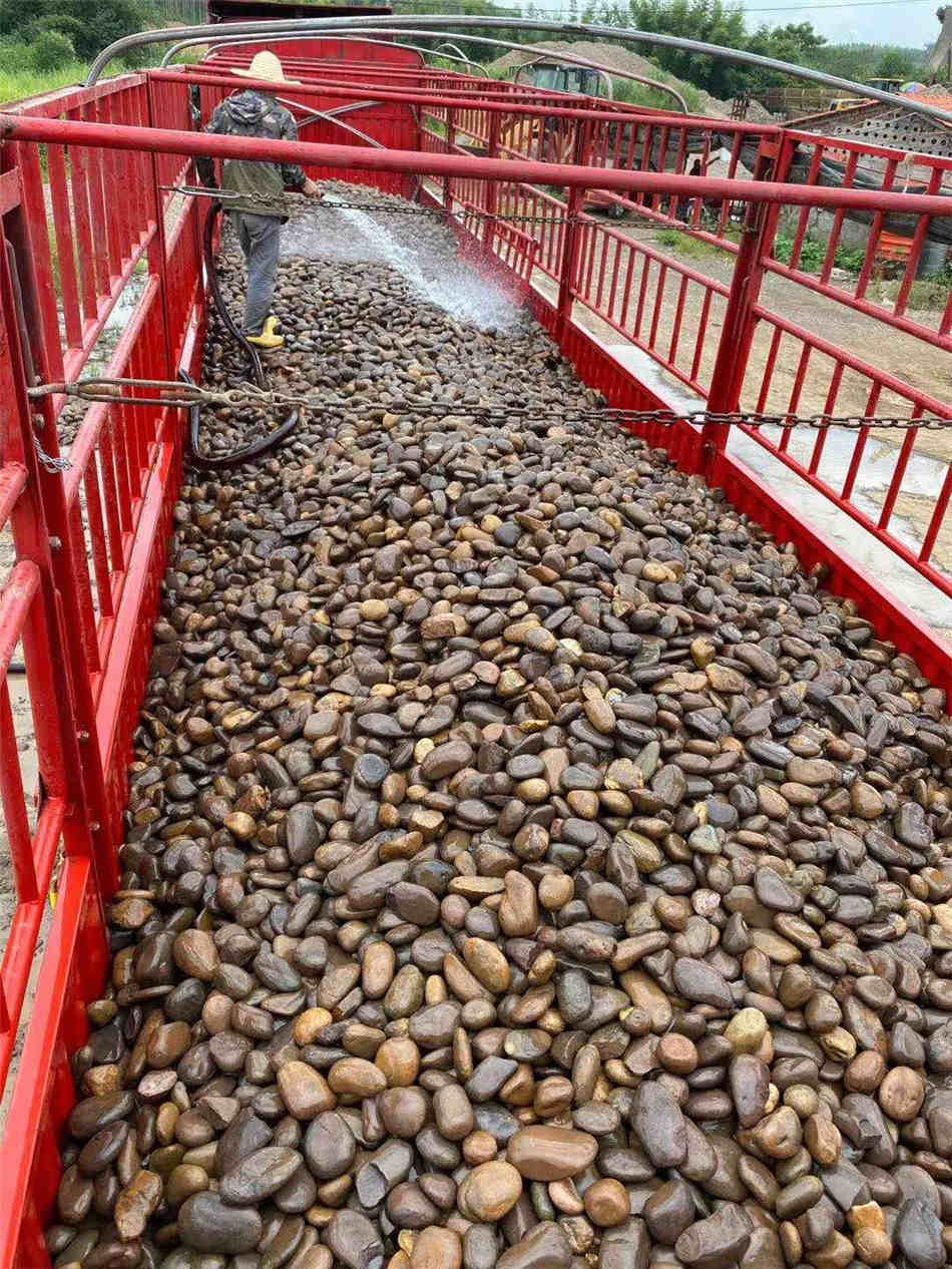 建筑工程鹅卵石 厂家批发杂色卵石 污水处理变压器鹅卵石