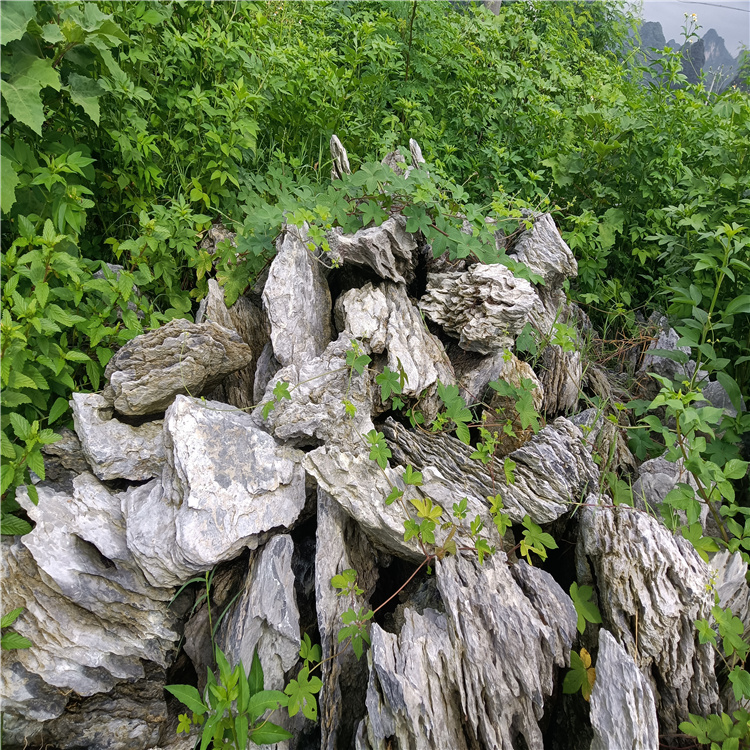 英石假山石峰石 广东英石产地批发 公园假山庭院搭建假山