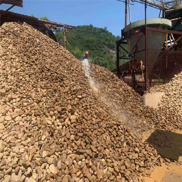 广东鹅卵石铺路石材 鹅卵石铺装庭院 园林景观鹅卵石厂家