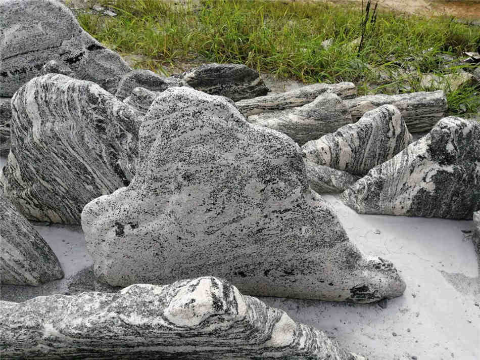 清远切片石制作厂家 切片泰山石工程石 广东雪浪石报价